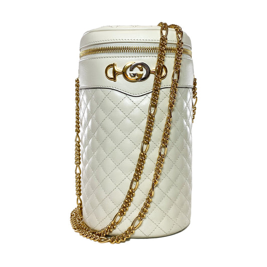 Gucci Off White Trapuntata Zumi Belt Bag
