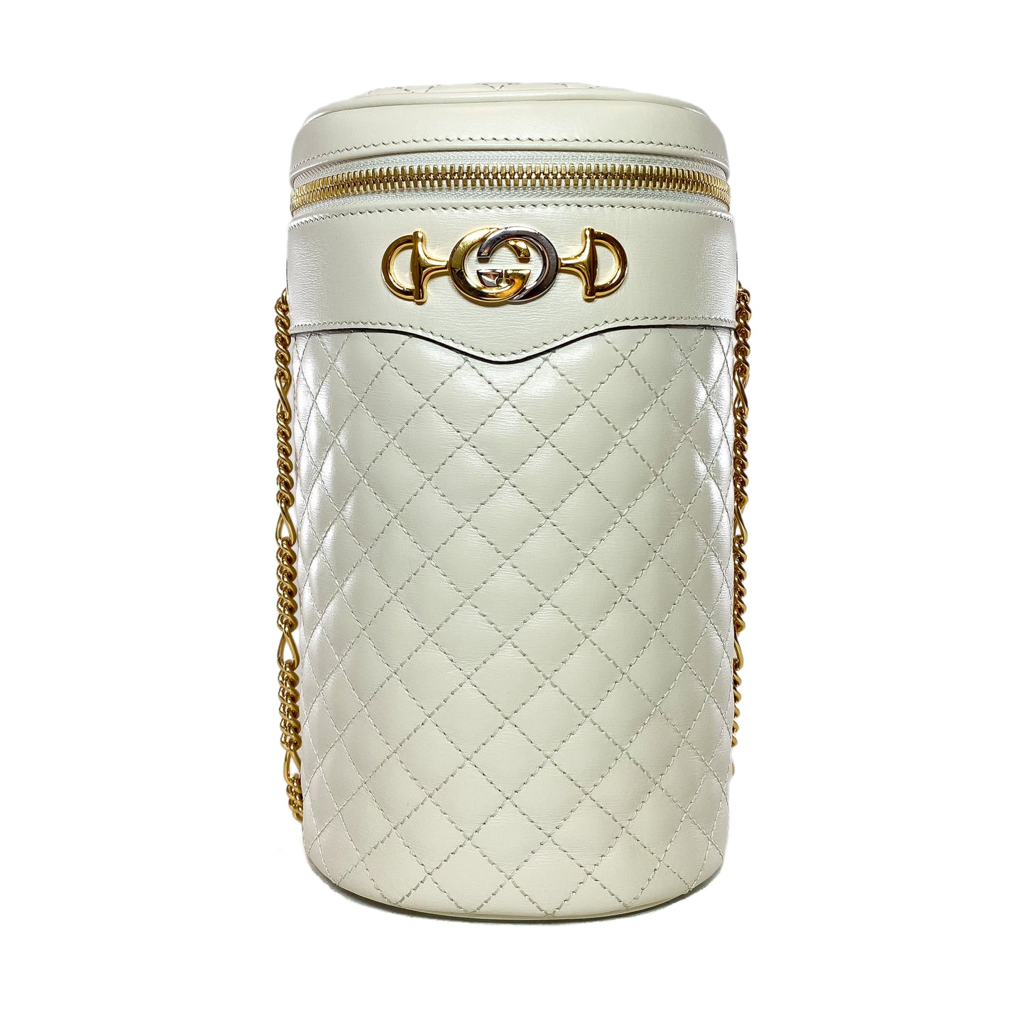 Gucci Off White Trapuntata Zumi Belt Bag