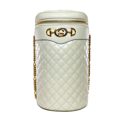 Gucci Off White Trapuntata Zumi Belt Bag
