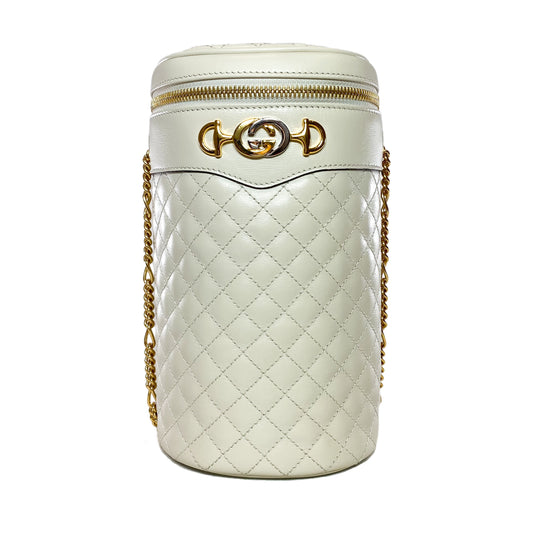 Gucci Off White Trapuntata Zumi Belt Bag