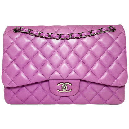 Chanel Lilac Jumbo Double Flap Bag