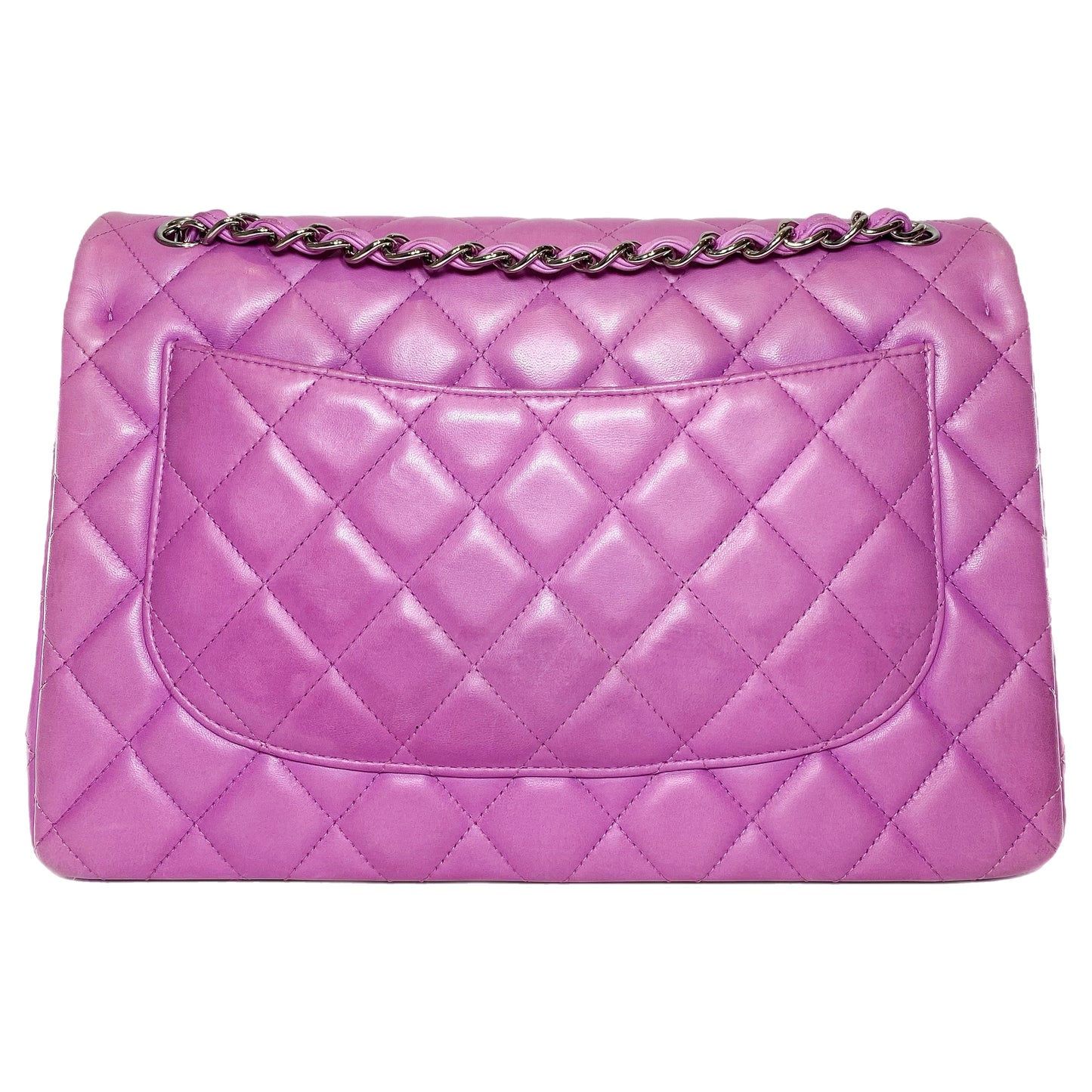 Chanel Lilac Jumbo Double Flap Bag