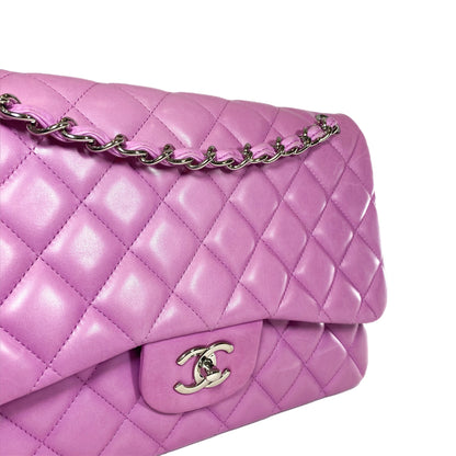 Chanel Lilac Jumbo Double Flap Bag