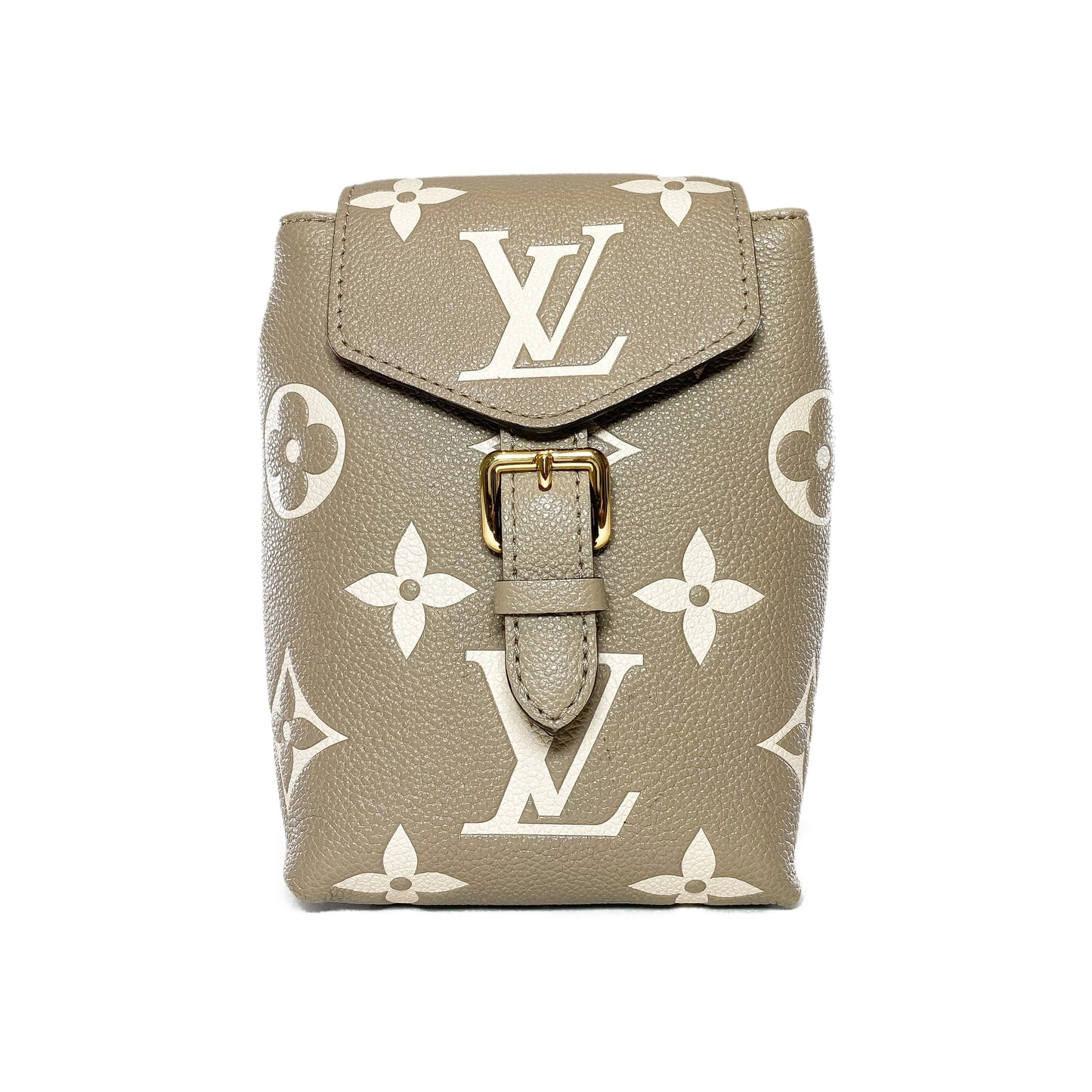 Louis Vuitton Cream Tourterelle Giant Tiny Backpack