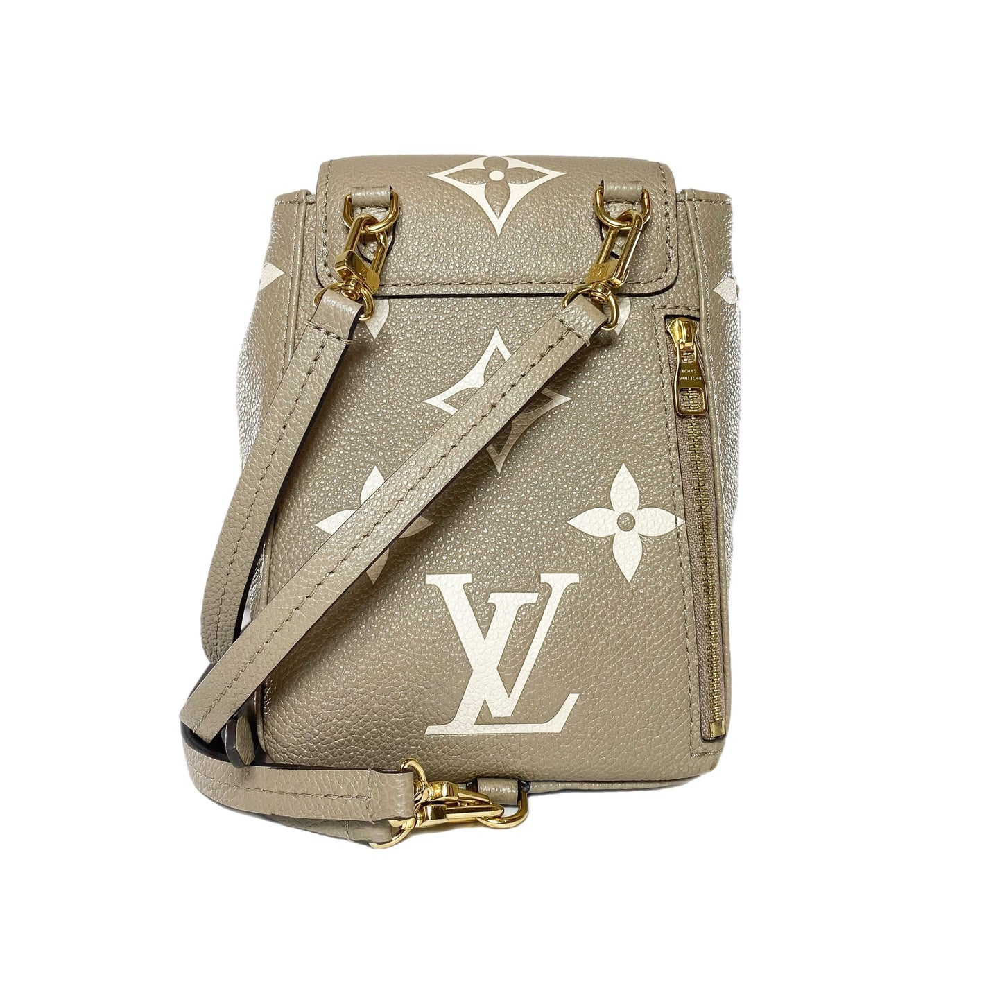 Louis Vuitton Cream Tourterelle Giant Tiny Backpack