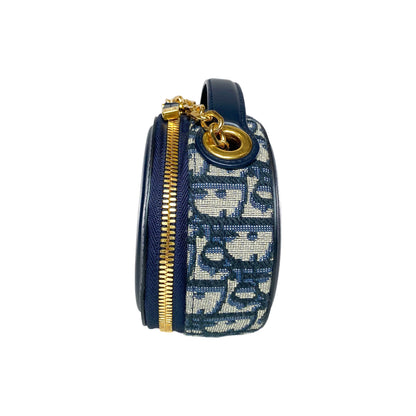 Dior Navy CD Signature Oval Camera Bag