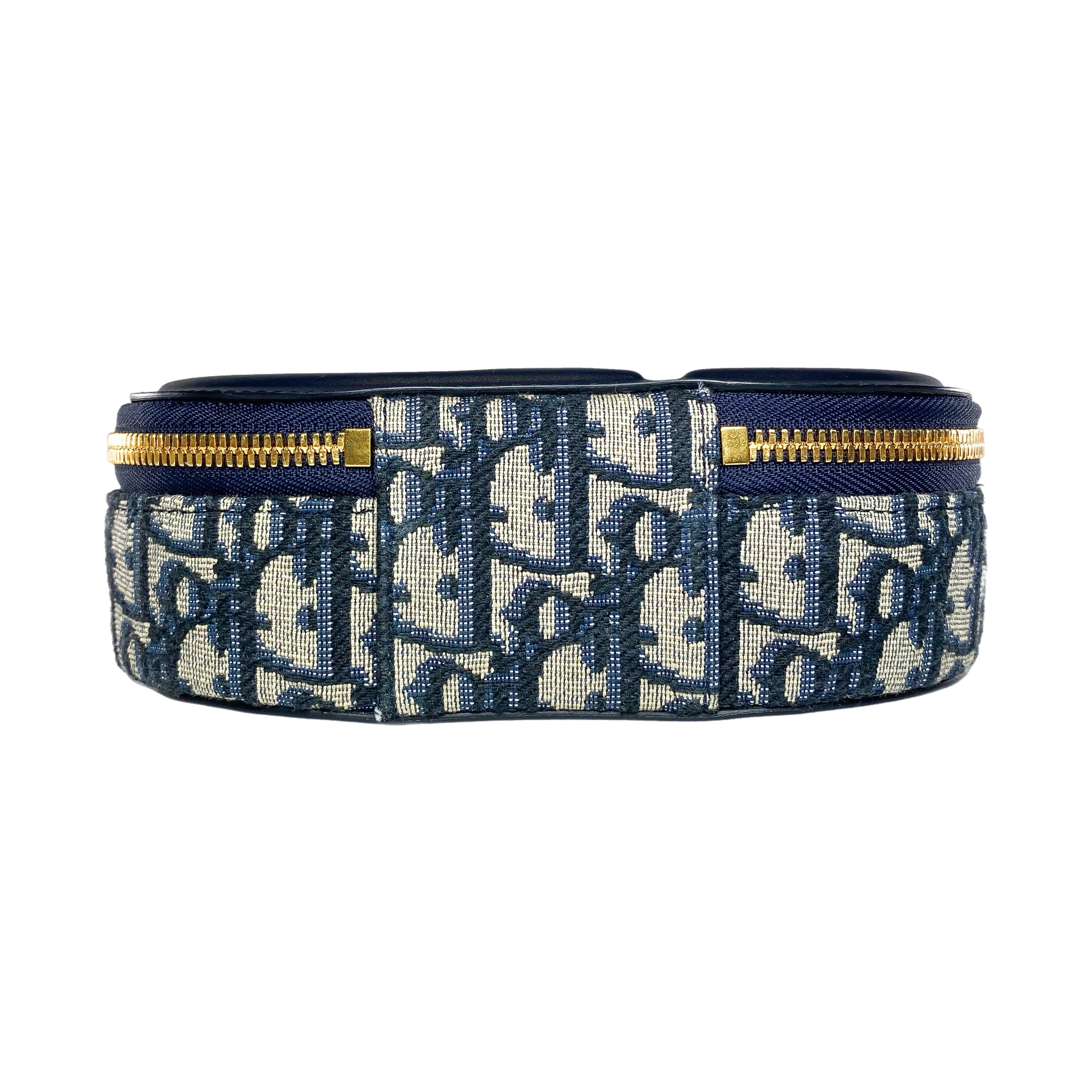 Dior Navy CD Signature Oval Camera Bag