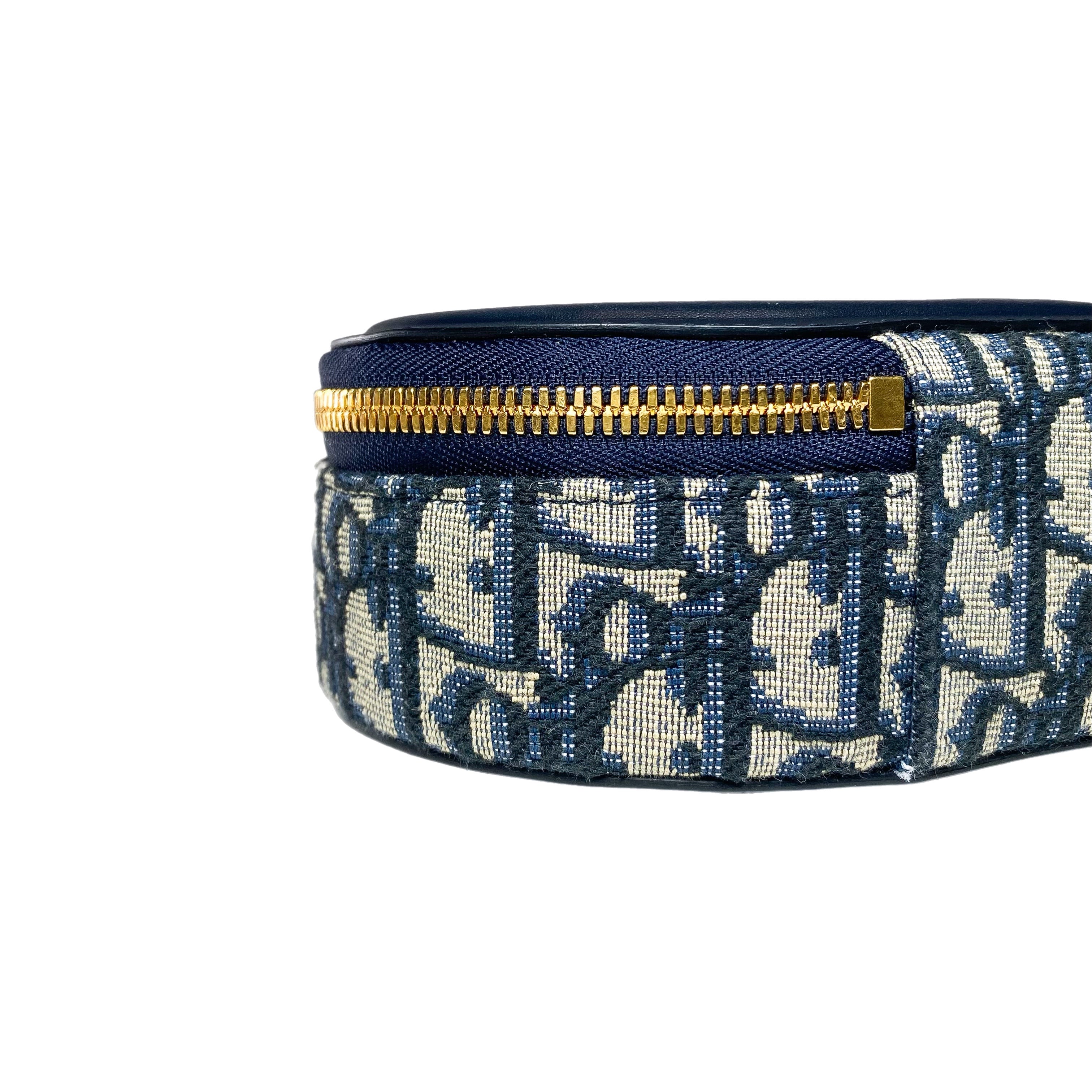 Dior Navy CD Signature Oval Camera Bag | Consign of the Times ™