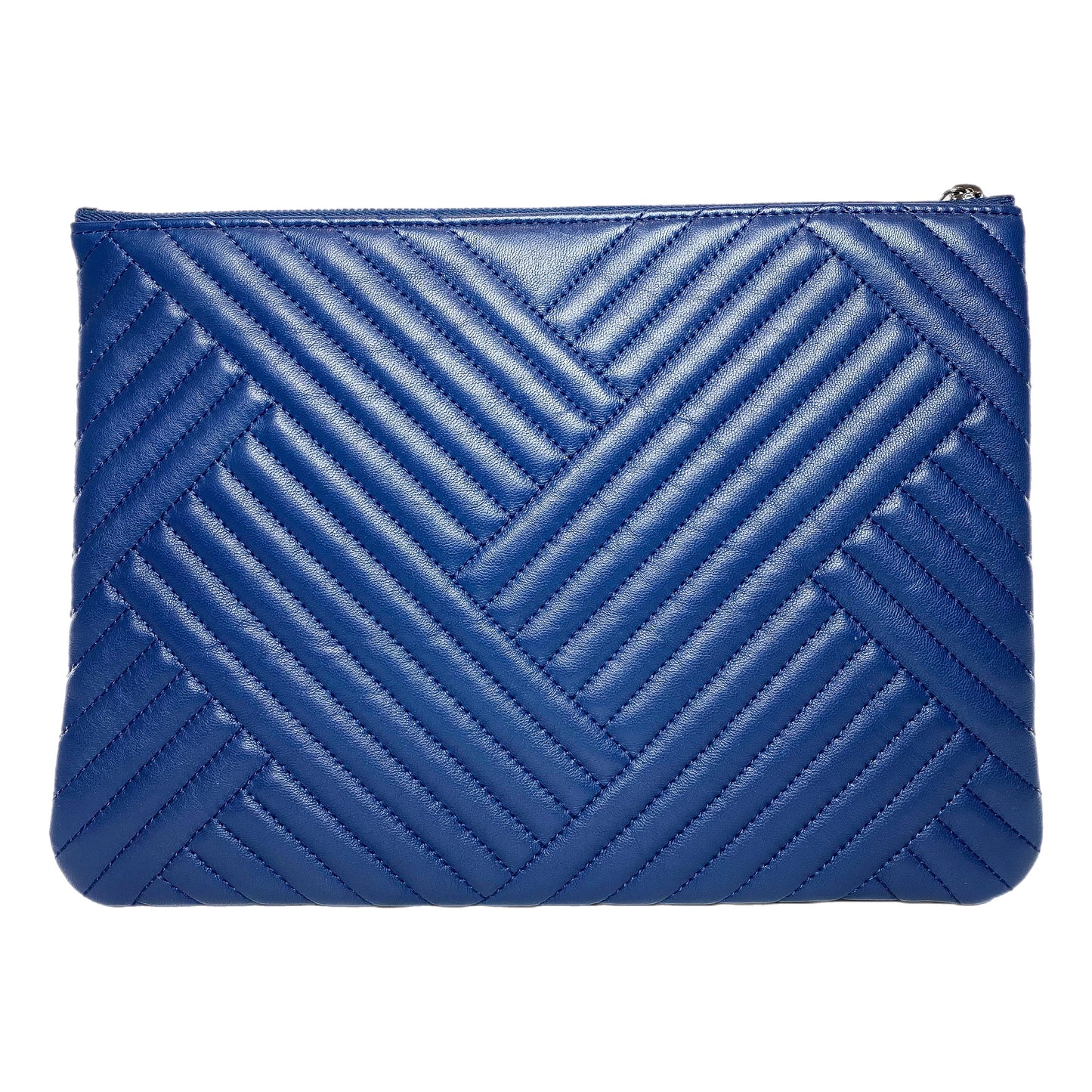 Chanel Navy Padded O Case
