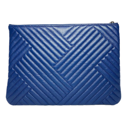 Chanel Navy Padded O Case