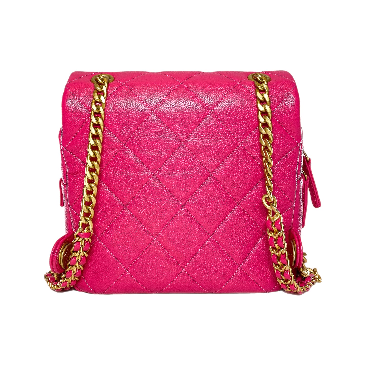 Chanel Pink Chain Melody Backpack