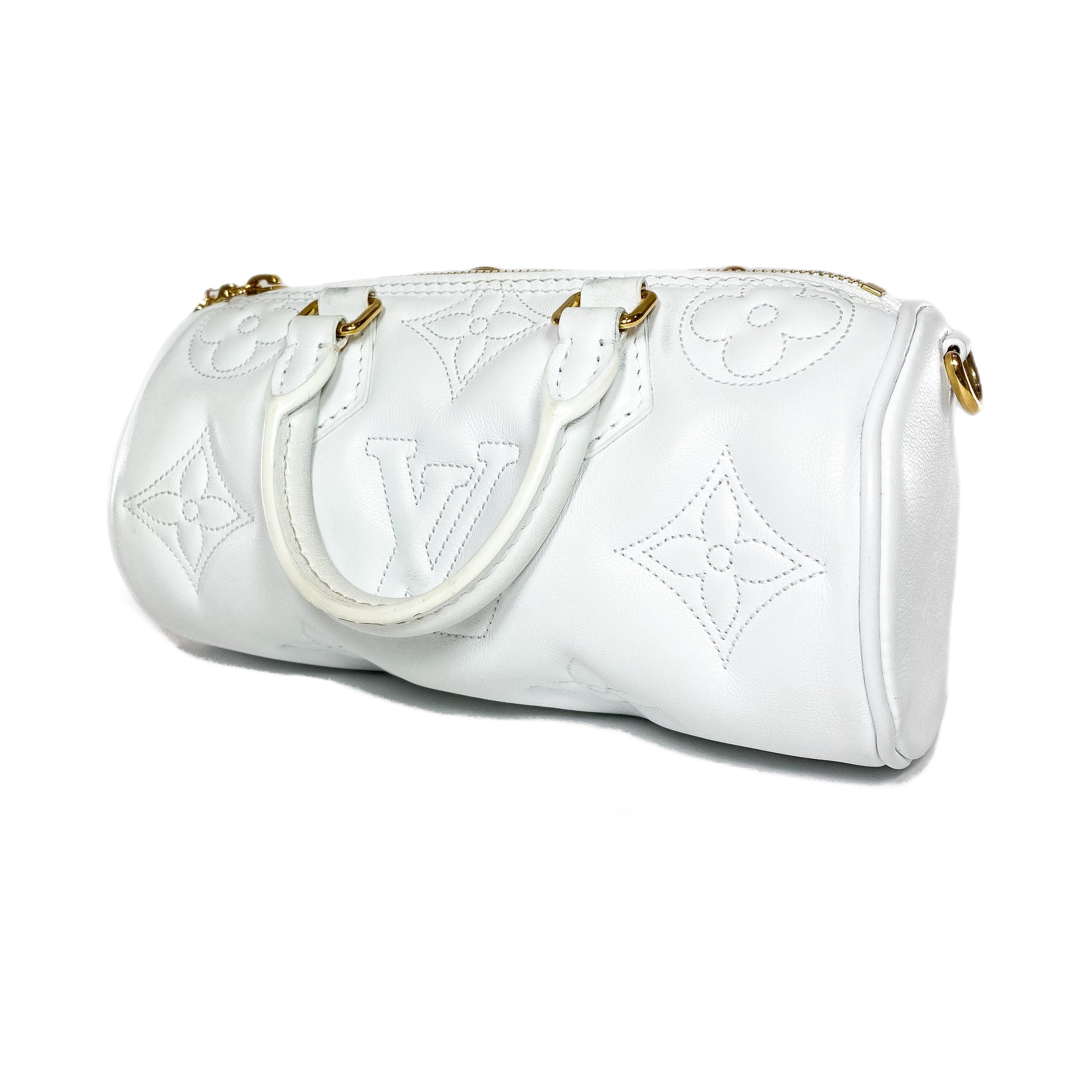 Louis Vuitton ホワイト キーホルダー Louis Vuitton Snow White Bubblegram Papillon | Consign of