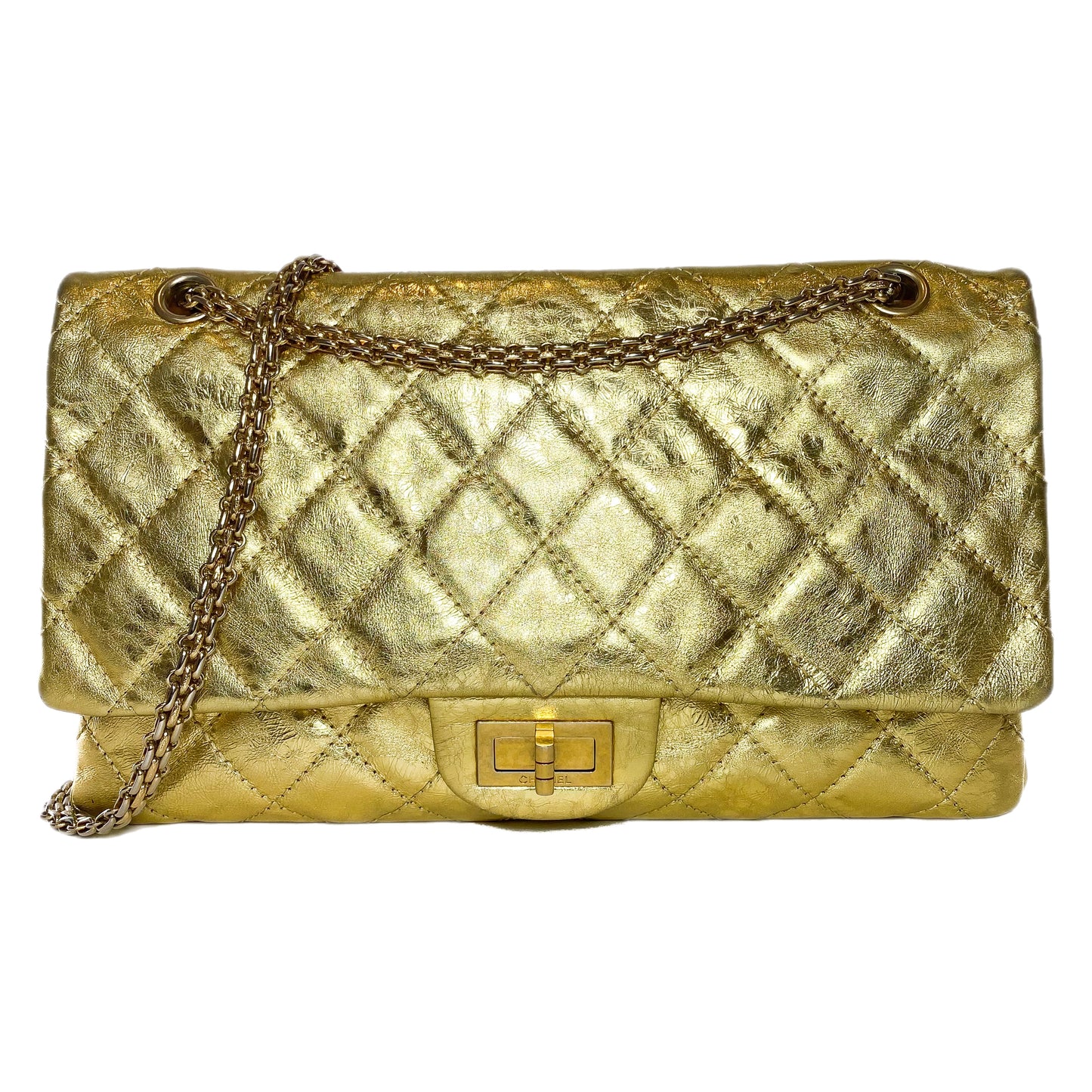 Chanel Metallic Gold Reissue Flap Bag