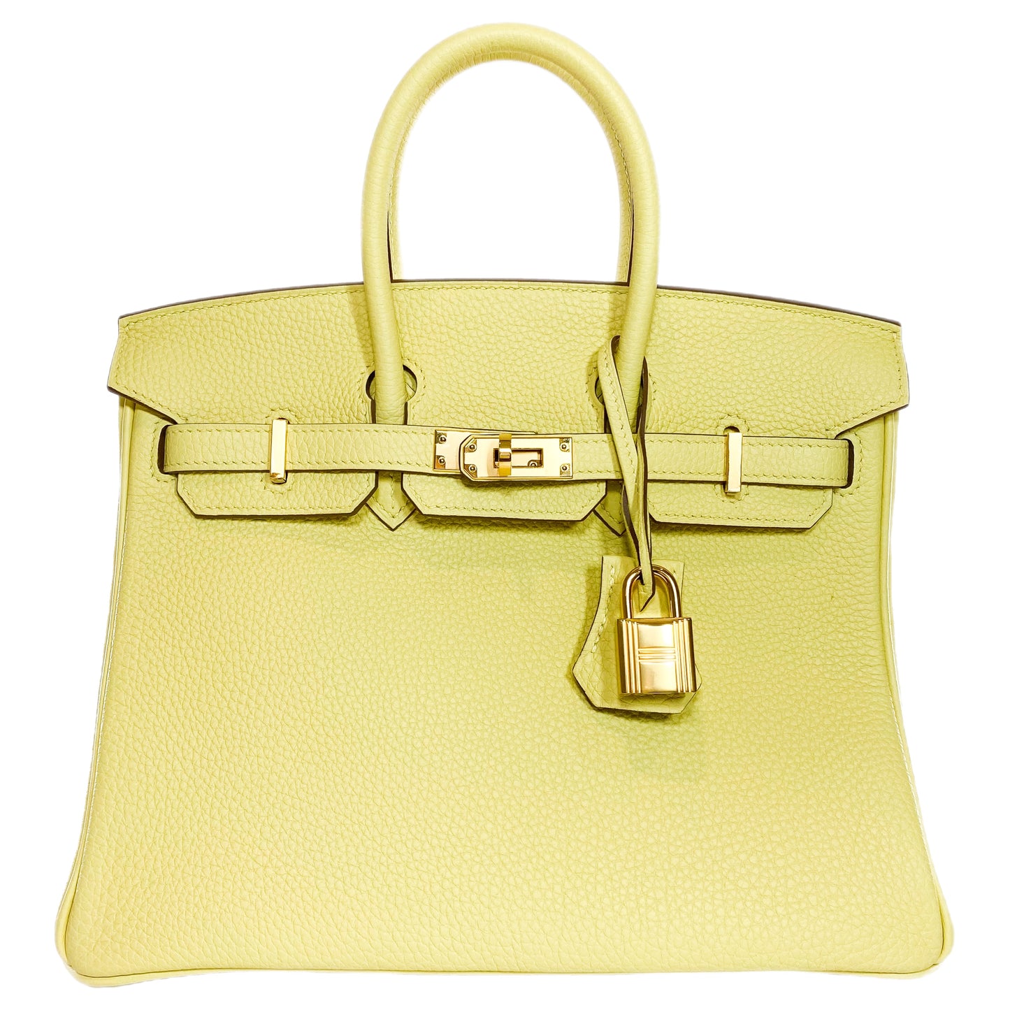 Hermes Birkin 25 Jaune Poussin Togo Gold Hardware