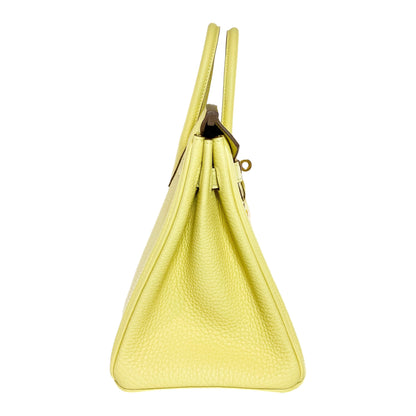 Hermes Birkin 25 Jaune Poussin Togo Gold Hardware