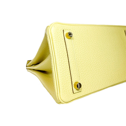 Hermes Birkin 25 Jaune Poussin Togo Gold Hardware