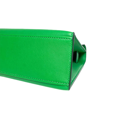 Hermes Kelly Pochette Bamboo Swift Palladium Hardware