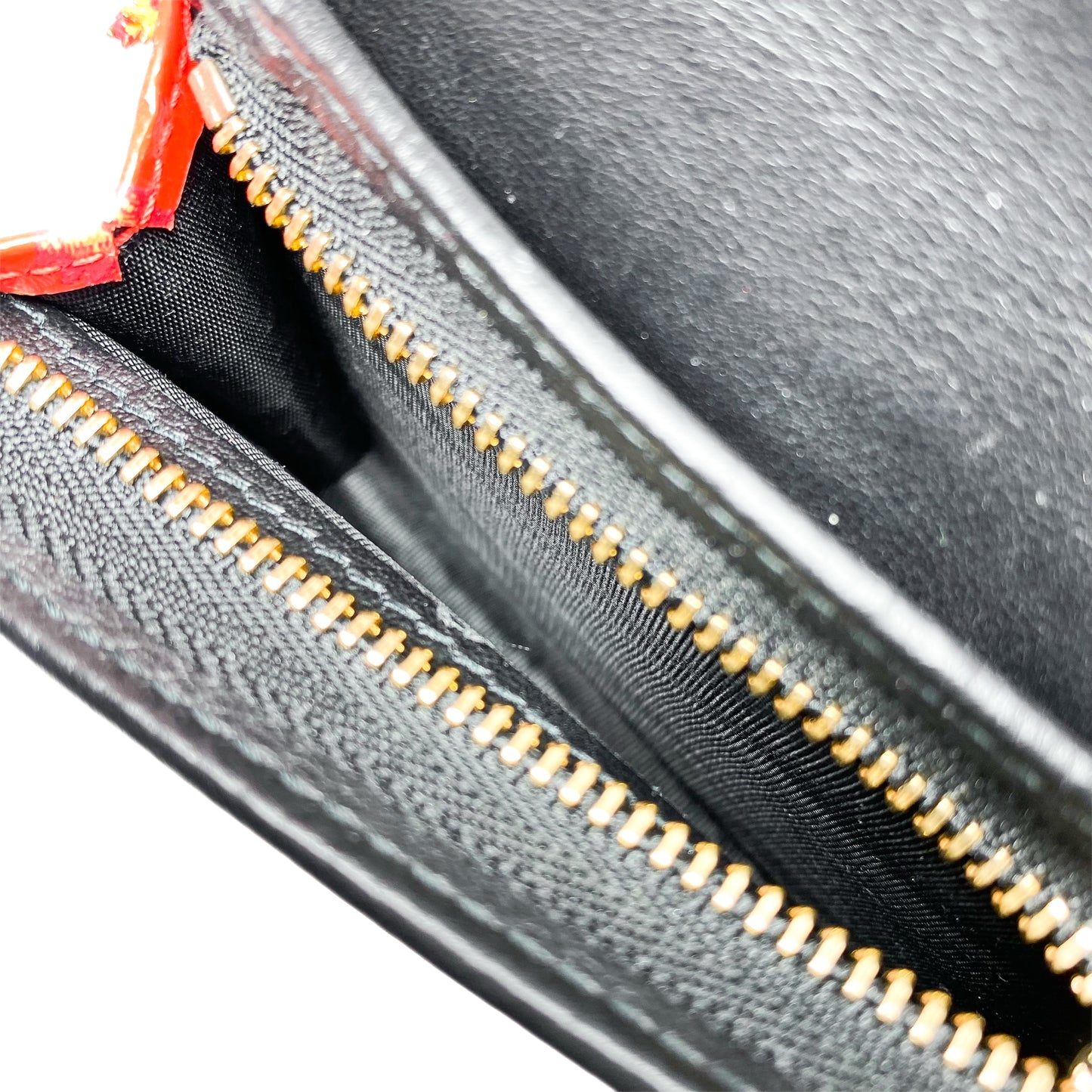 Dior Red Green Dino Print Wallet