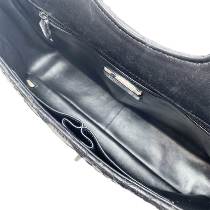 Chanel Black Snakeskin Rue 31 Cambon Maxi Flap