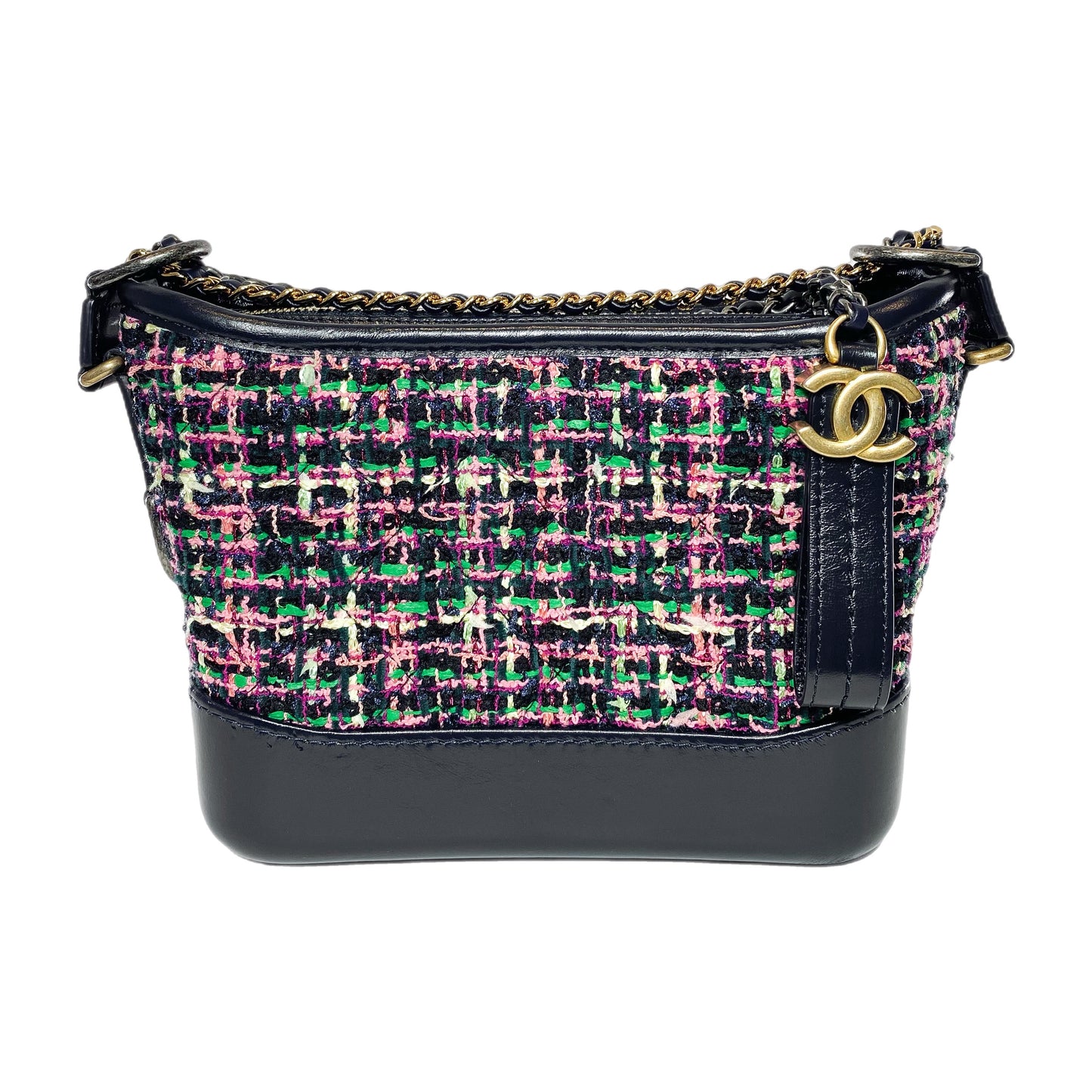 Chanel Small Multicolor Tweed Gabrielle Hobo Bag