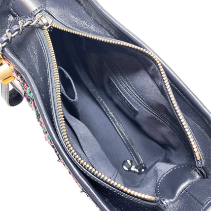 Chanel Small Multicolor Tweed Gabrielle Hobo Bag