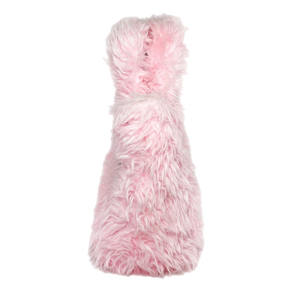 Balenciaga XXS Pink Faux Fur Everyday Tote