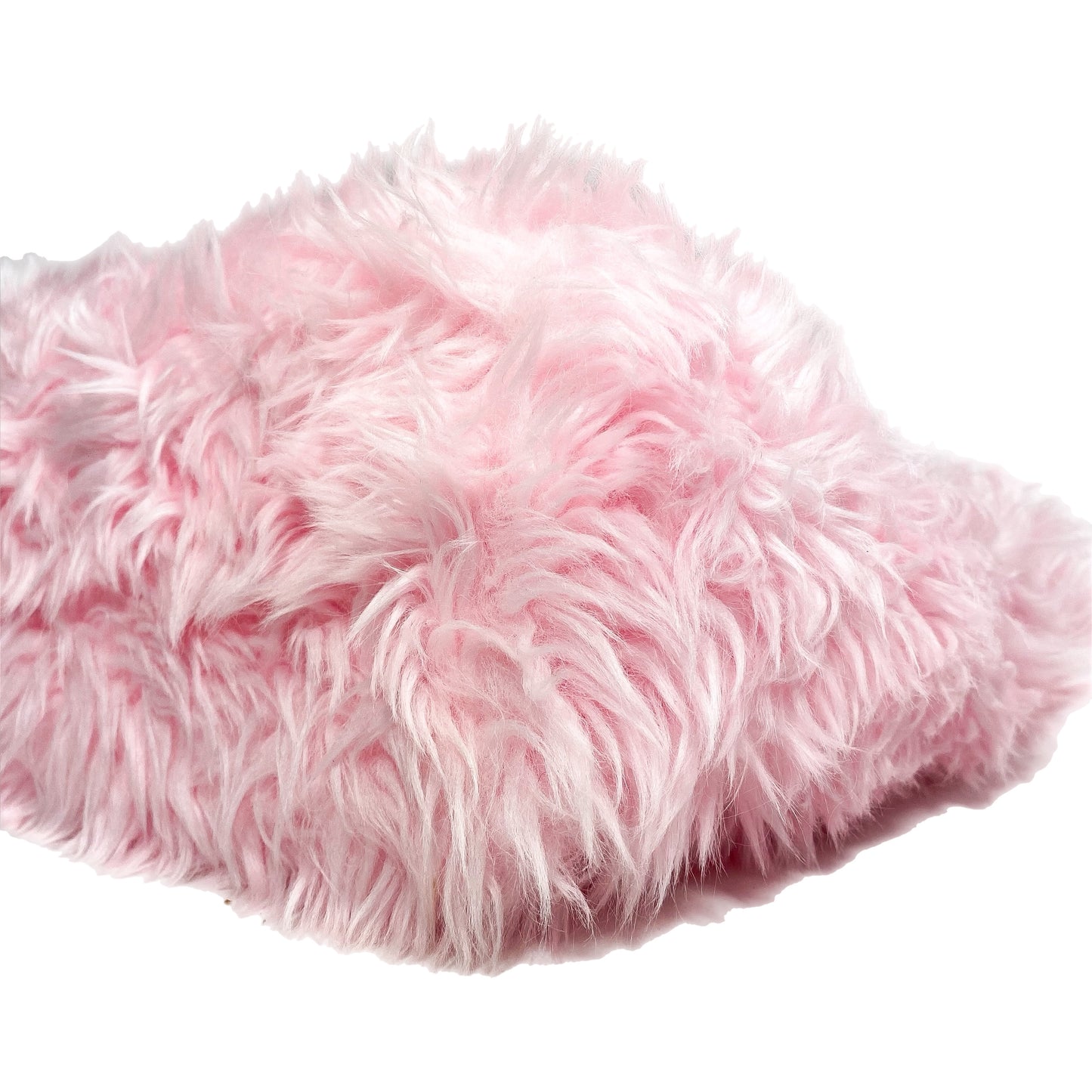 Balenciaga XXS Pink Faux Fur Everyday Tote