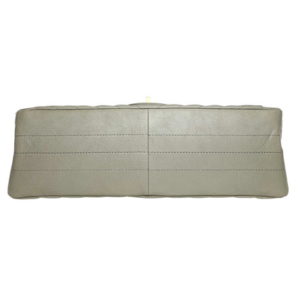 Chanel Grey Reissue Chevron Flap Bag