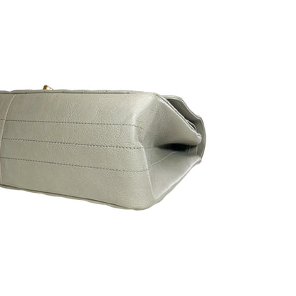 Chanel Grey Reissue Chevron Flap Bag