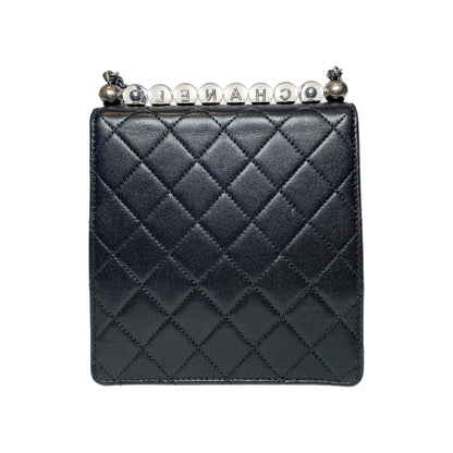 Chanel Black Chic Pearls Crossbody