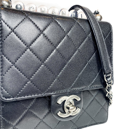 Chanel Black Chic Pearls Crossbody