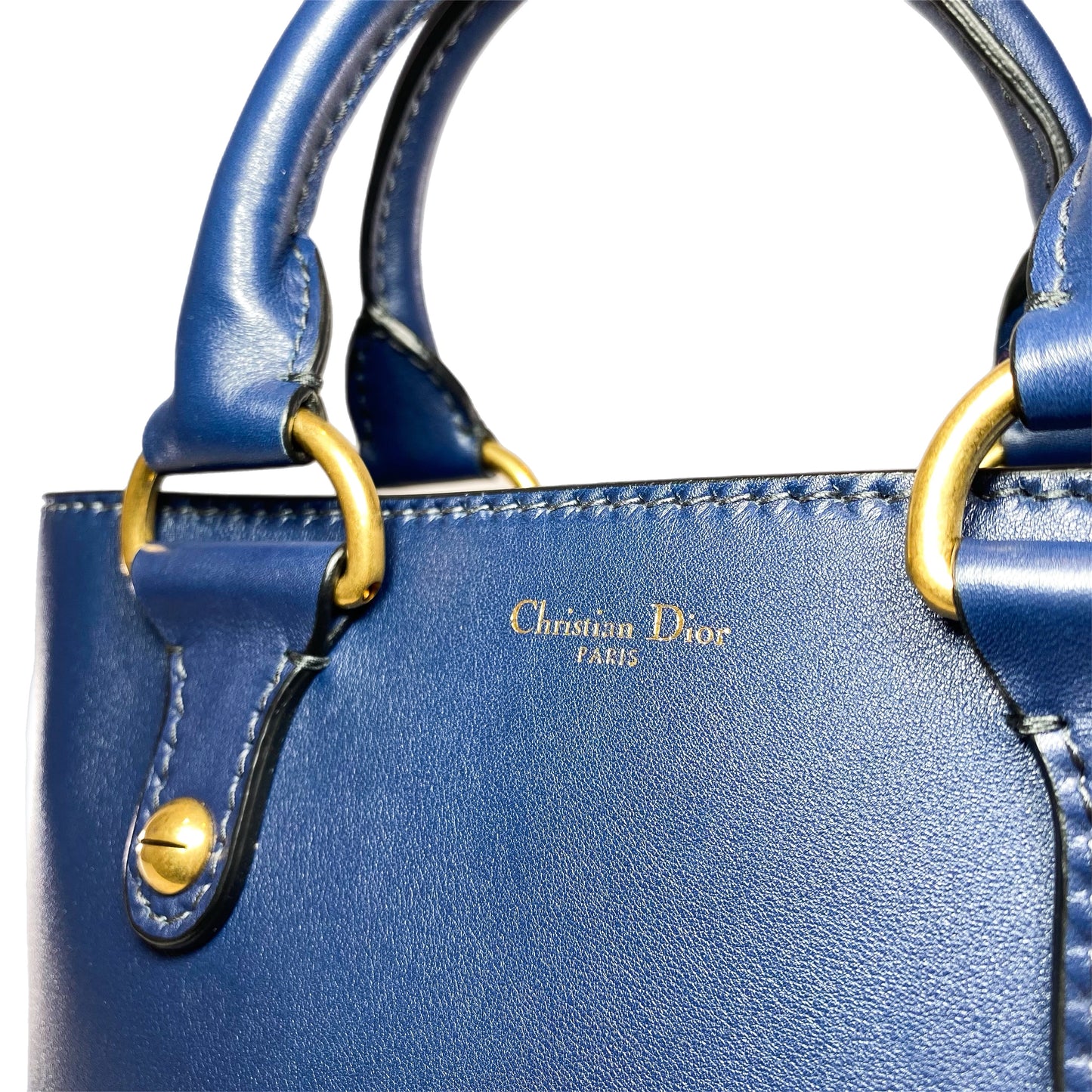Dior Navy Small Dioravenue Bucket Bag