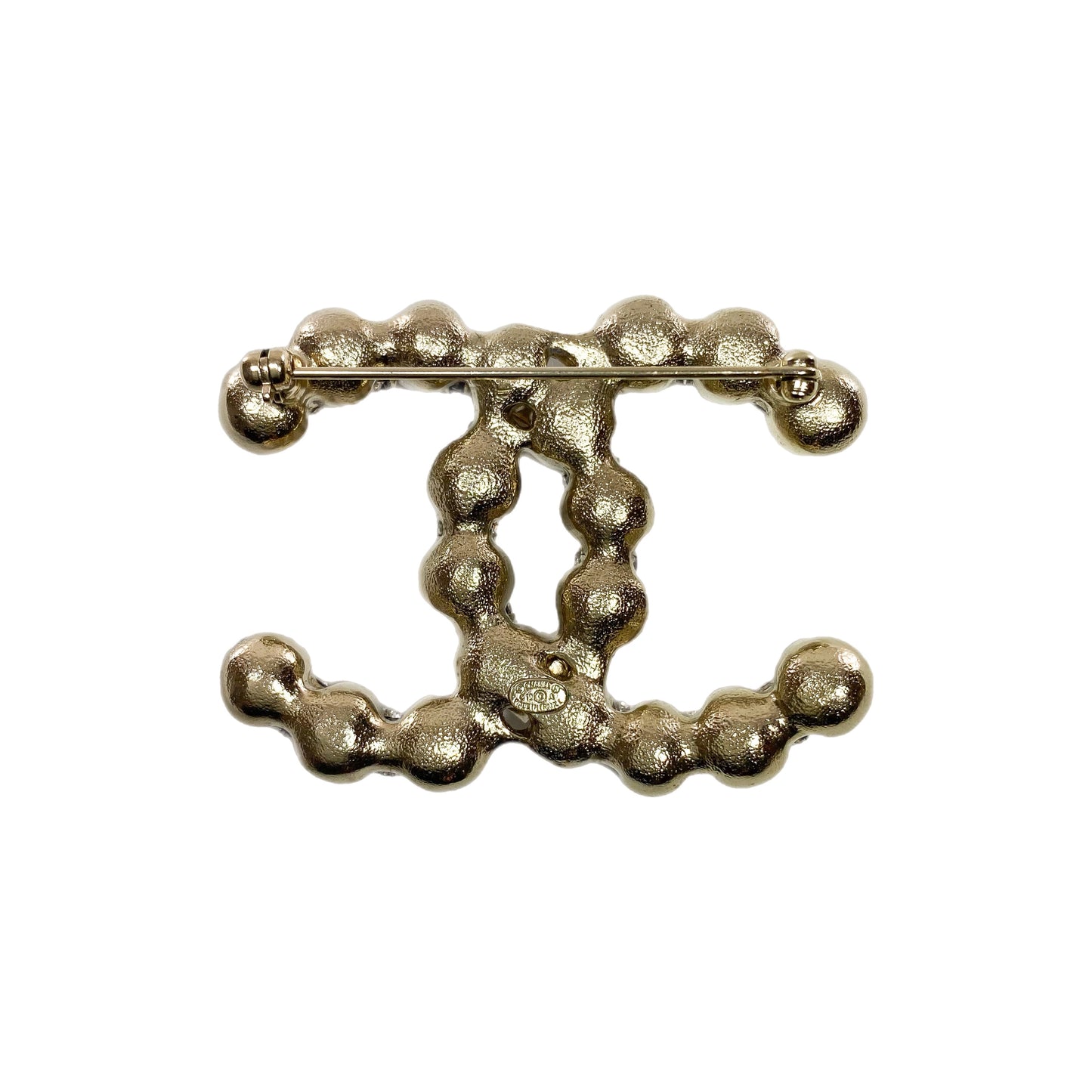 Chanel Pearl Crystal Brooch