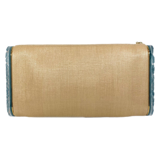 Edie Parker Jumbo Lara Pineapple Acrylic Raffia Clutch