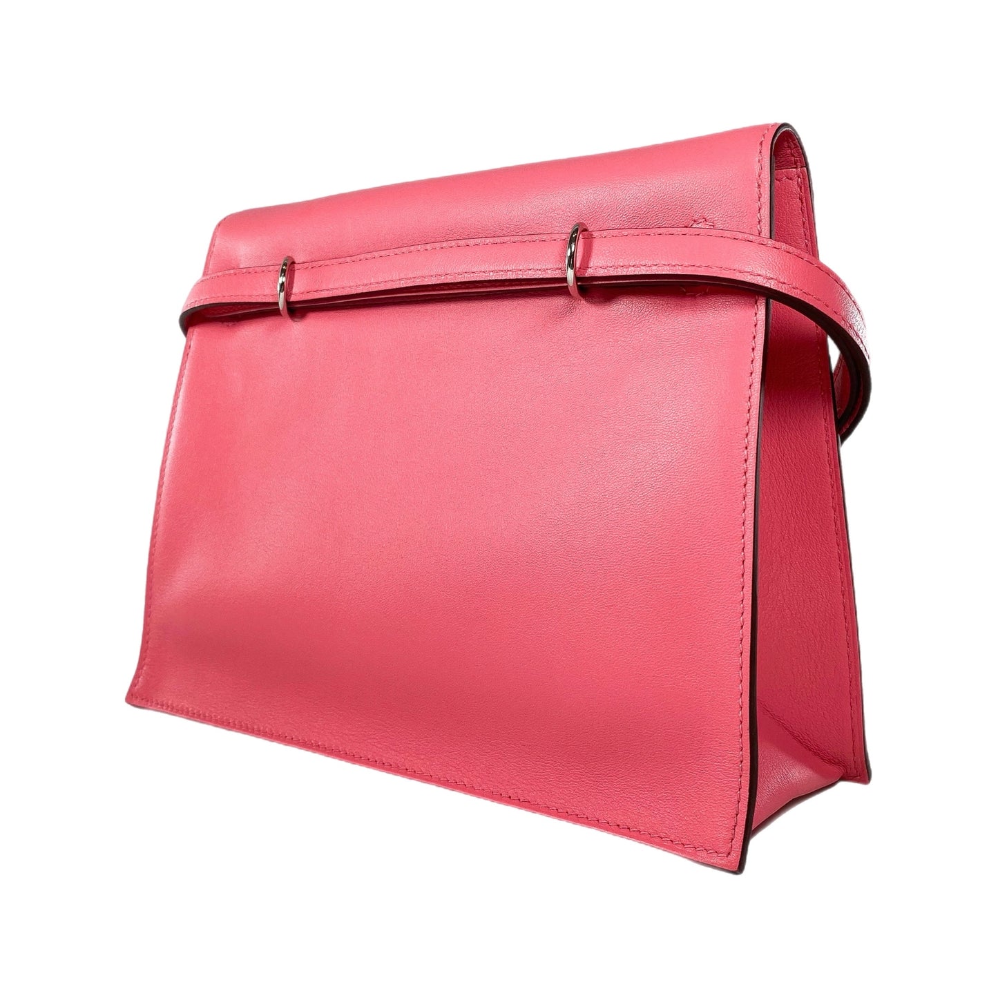 Hermes Kelly Danse Rose Azalee Evercolor Palladium Hardware