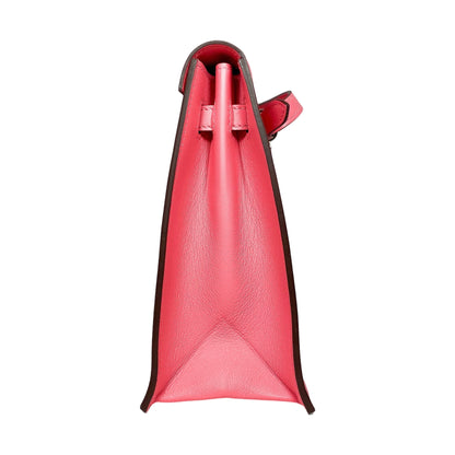 Hermes Kelly Danse Rose Azalee Evercolor Palladium Hardware