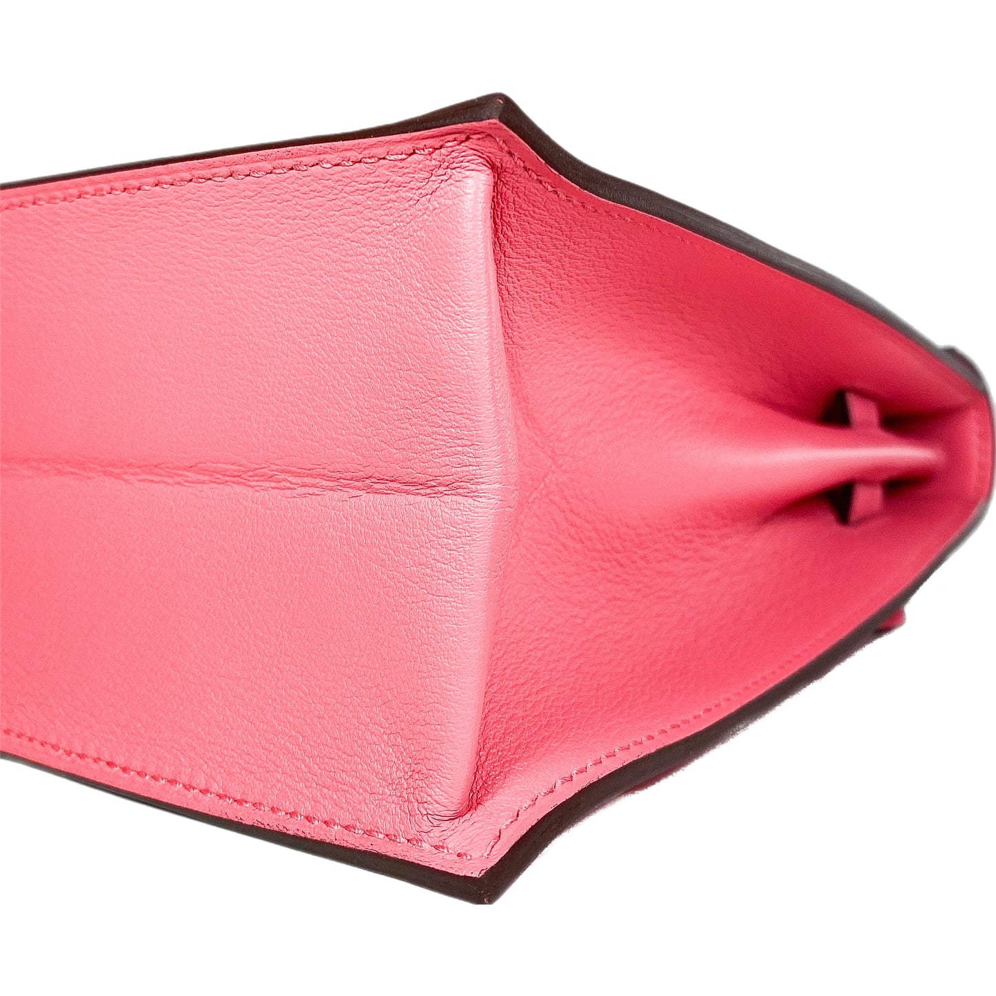 Hermes Kelly Danse Rose Azalee Evercolor Palladium Hardware