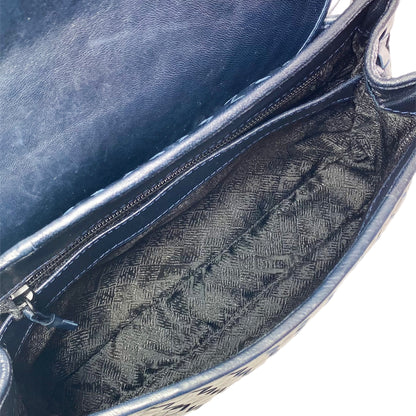 Bottega Veneta Navy Flap Bag