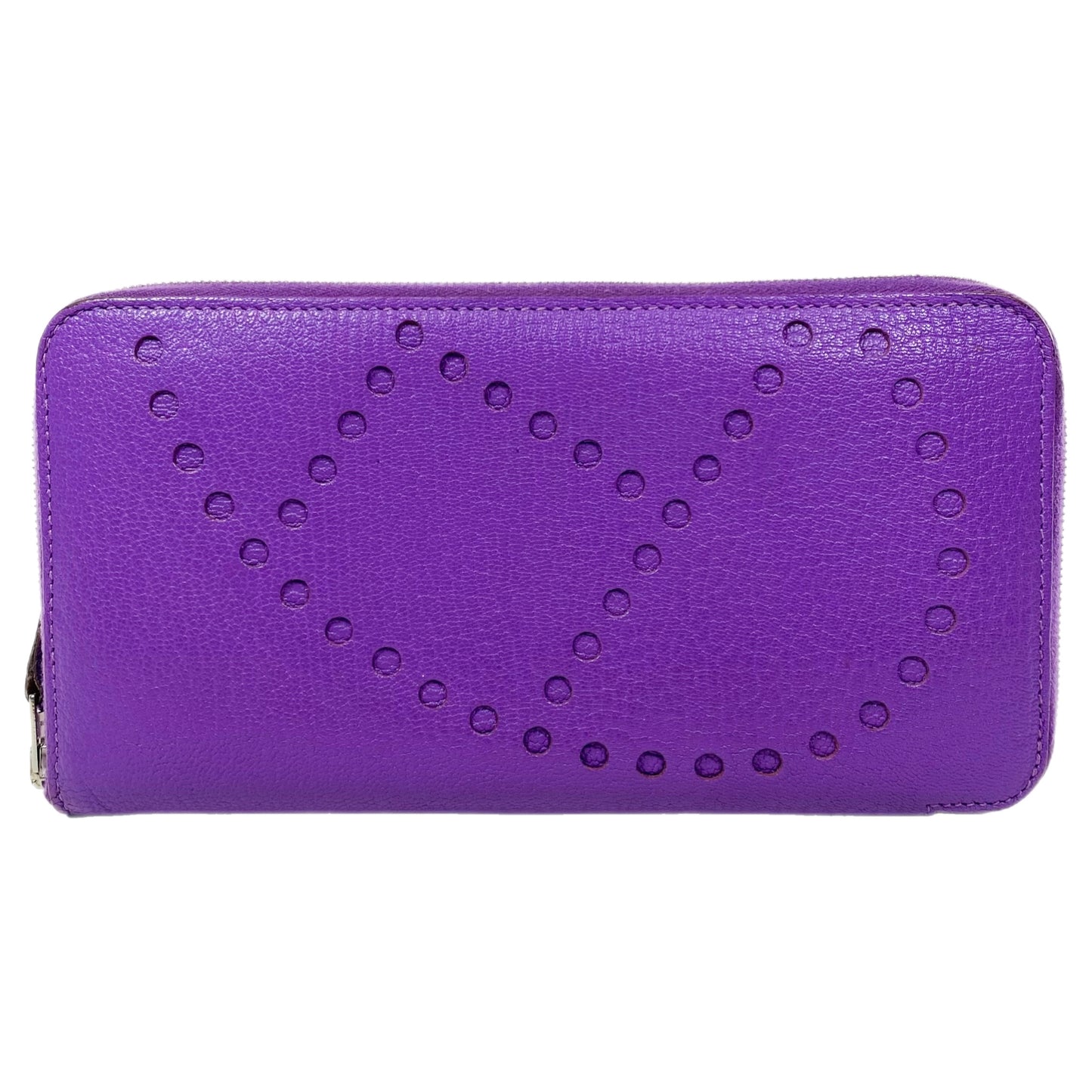 Hermes Parme Chevre Mysore Evelyne Long Wallet