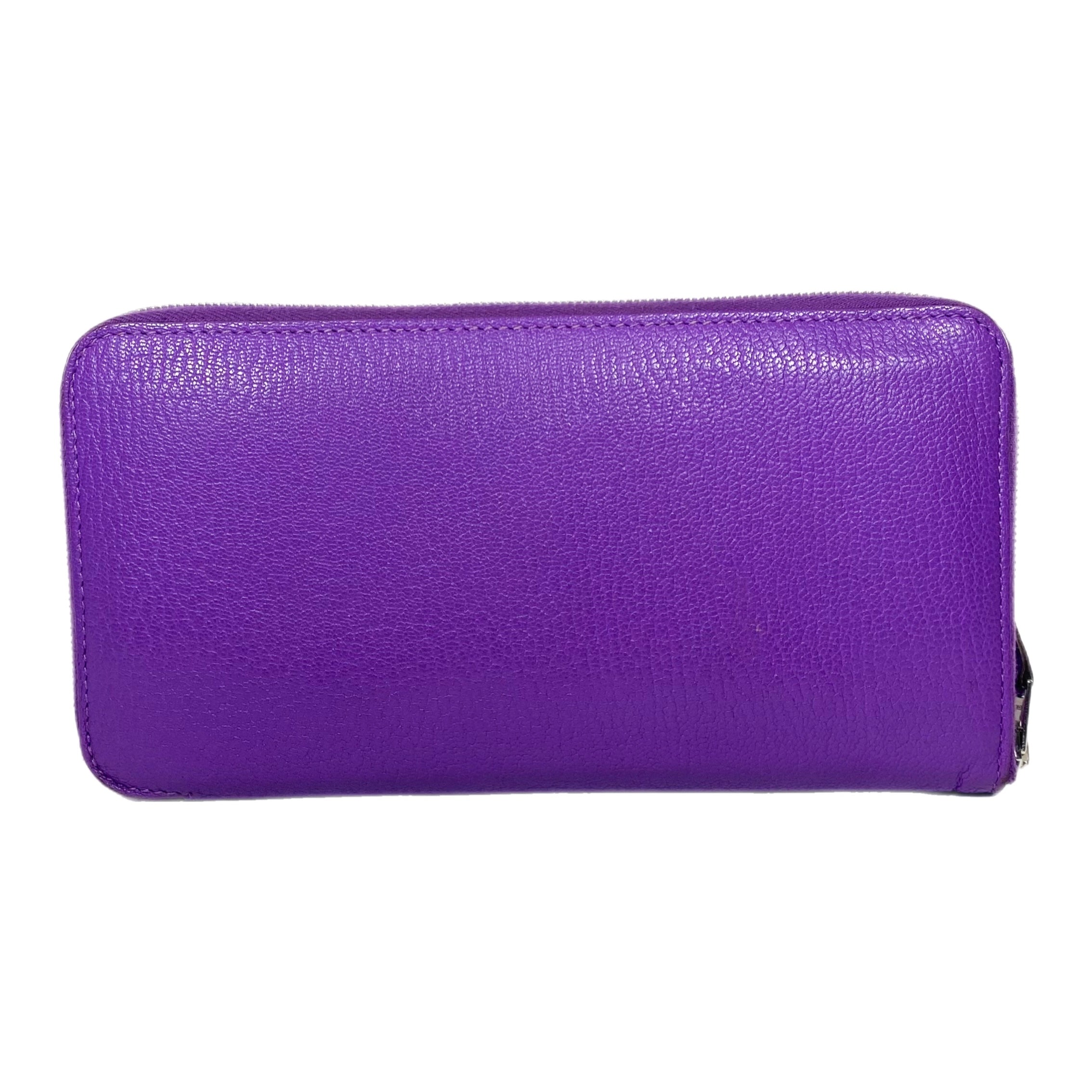 Hermes Parme Chevre Mysore Evelyne Long Wallet