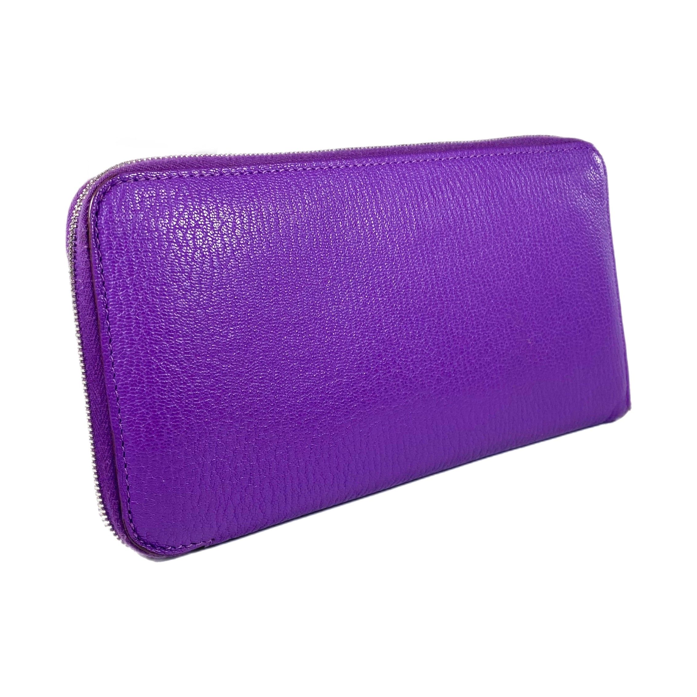 Hermes Parme Chevre Mysore Evelyne Long Wallet