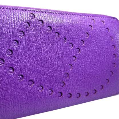 Hermes Parme Chevre Mysore Evelyne Long Wallet