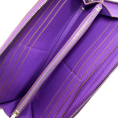 Hermes Parme Chevre Mysore Evelyne Long Wallet