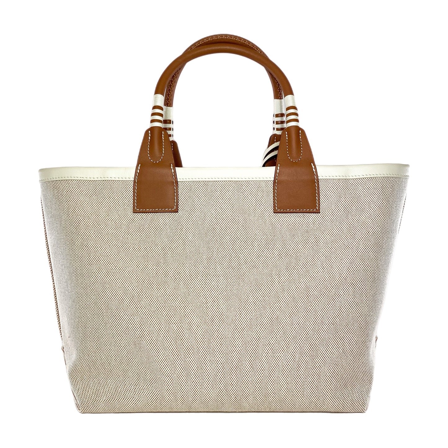 Hermes Beige Gold Nata Swift Ecru Canvas Steeple