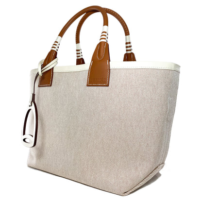 Hermes Beige Gold Nata Swift Ecru Canvas Steeple
