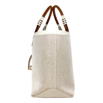 Hermes Beige Gold Nata Swift Ecru Canvas Steeple