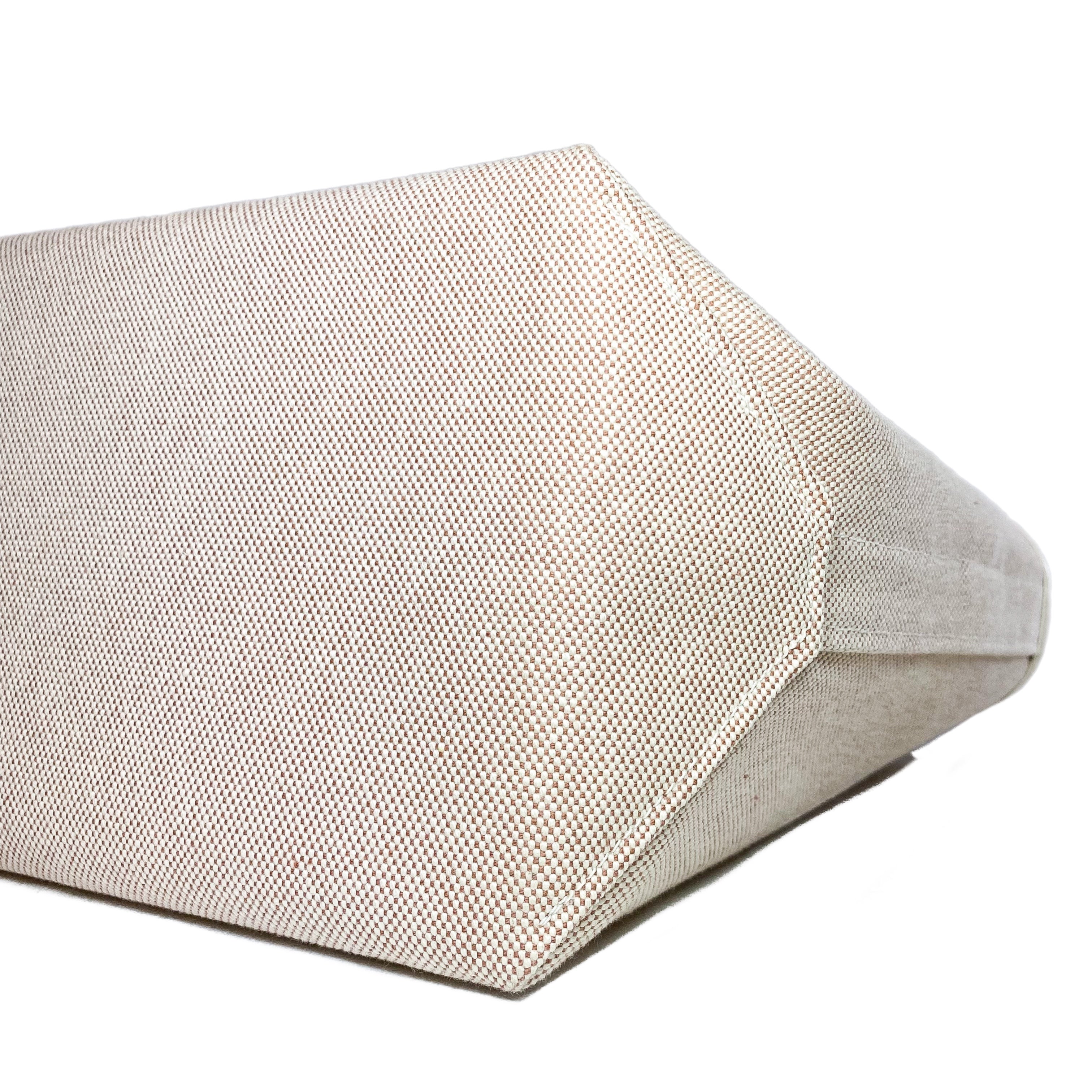 Hermes Beige Gold Nata Swift Ecru Canvas Steeple