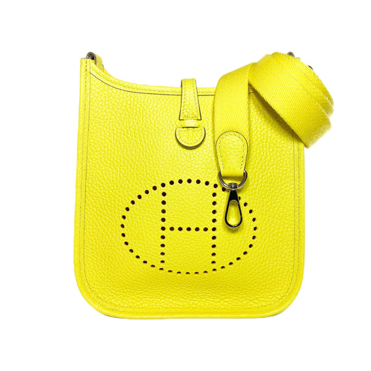 Hermes Evelyne TPM Lime Clemence Palladium Hardware