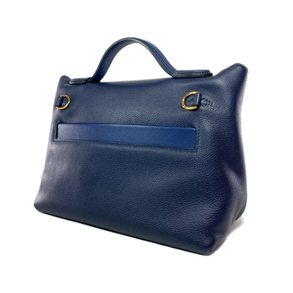 Hermes 24/24 Bleu Nuit Bleu Navy Evercolor Swift 21cm