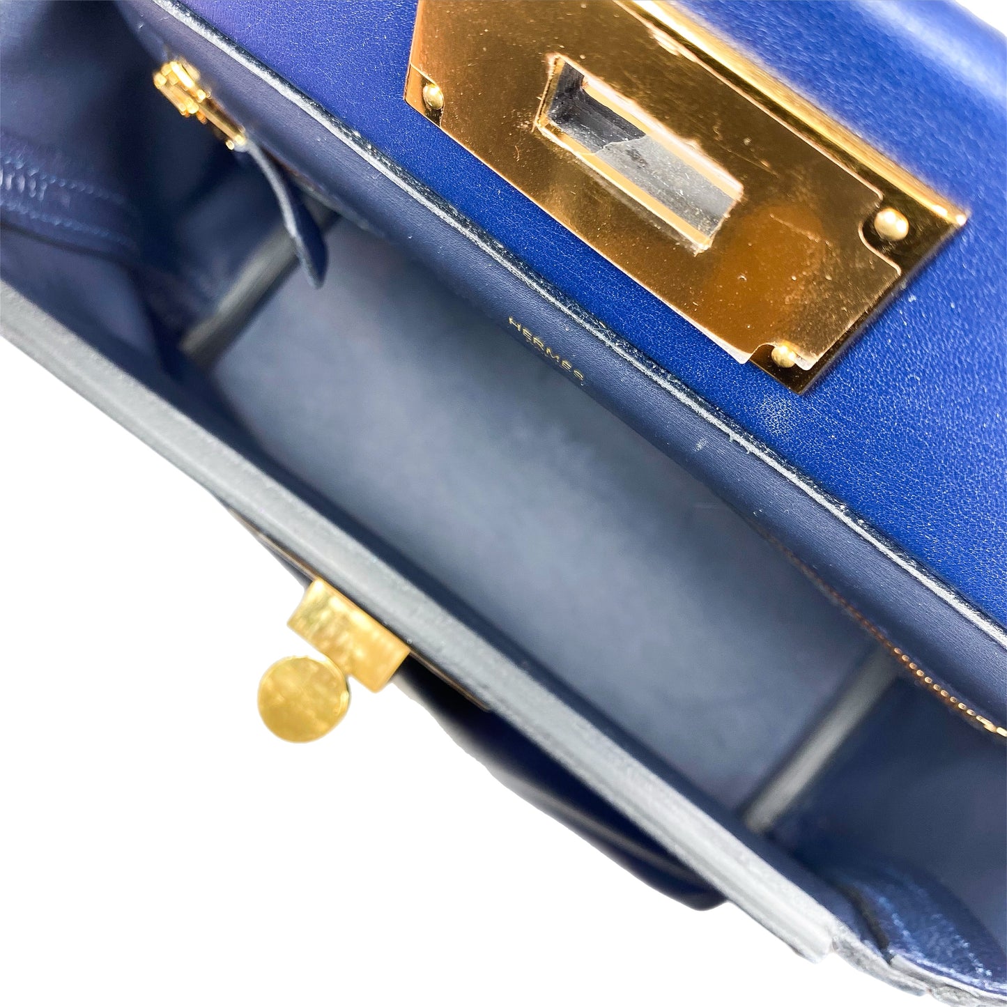 Hermes 24/24 Bleu Nuit Bleu Navy Evercolor Swift 21cm